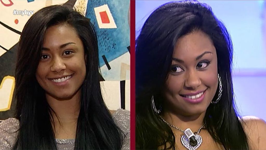 Adriana no se gusta con la cara lavada