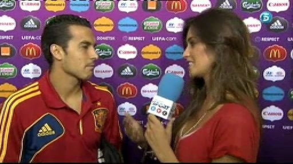 Pedro: "Estamos contentos por el pase a semifinales, nos lo merecemos"