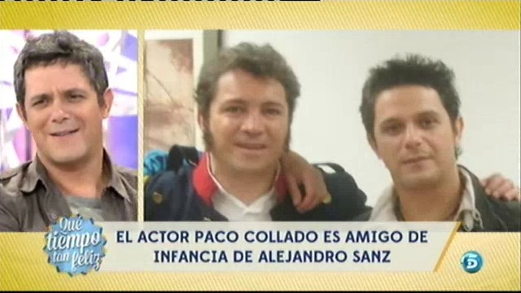 Alejandro Sanz y el actor Paco Collado se criaron en el mismo barrio