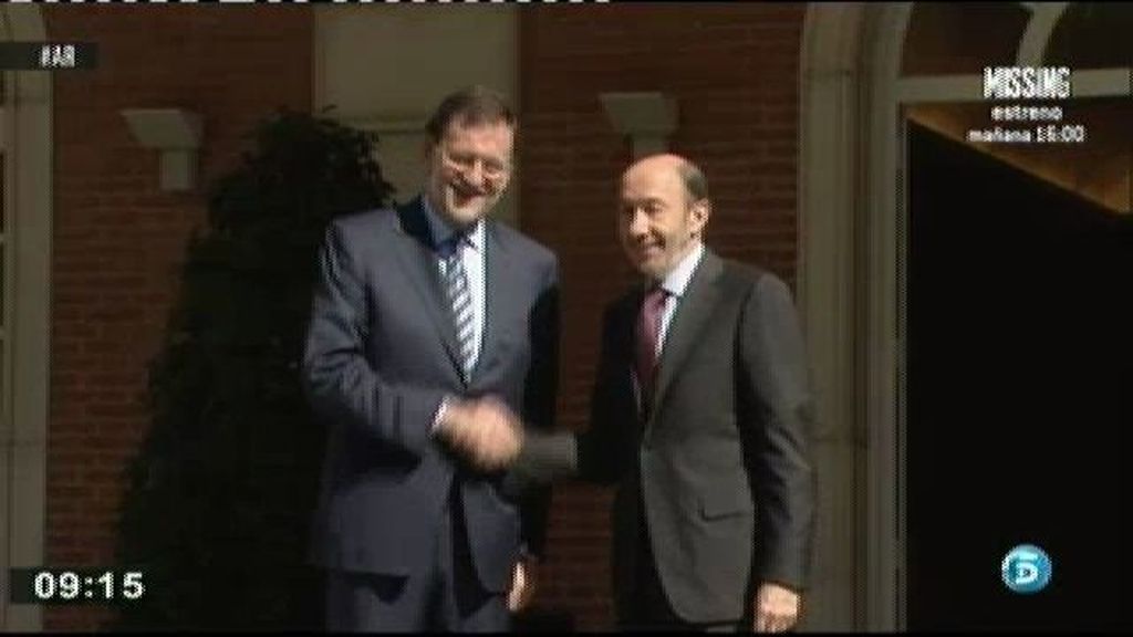 Rajoy y Rubalcaba, cierran su posición común de cara a Europa