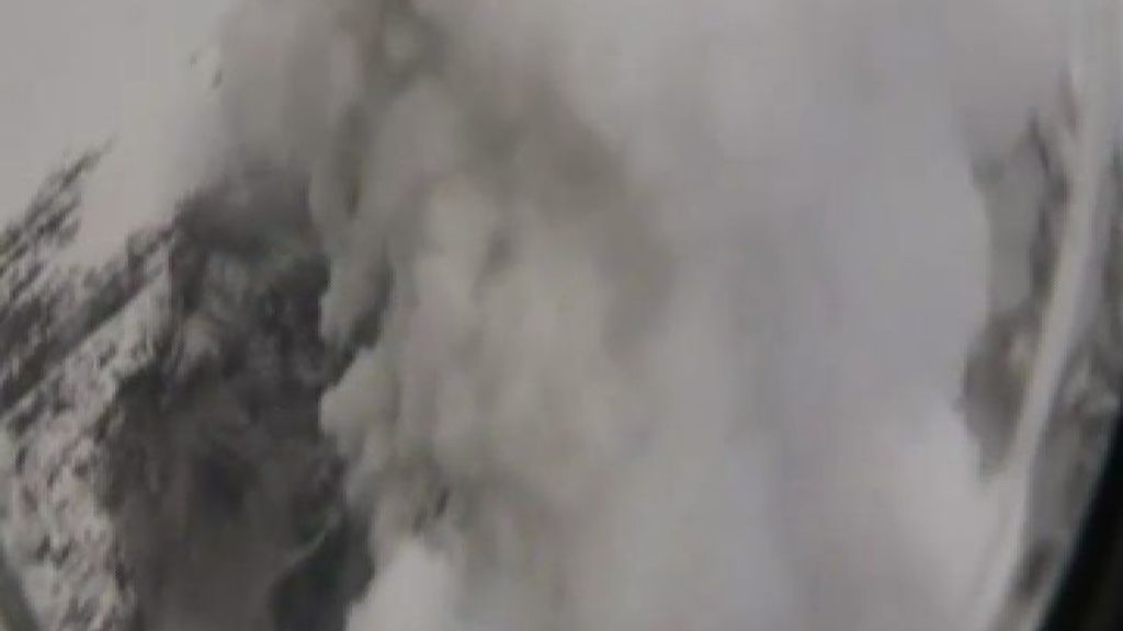 El volcán Popocatepetl, desde el aire