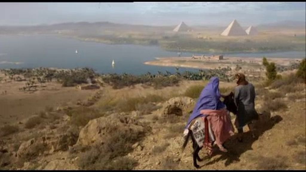 María y José huyen a Egipto