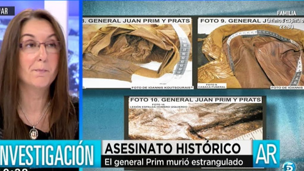 María del Mar Robledo: "Al General Prim no se le hizo autopsia"