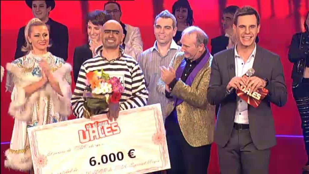 Serjo, ganador de los 6000 euros