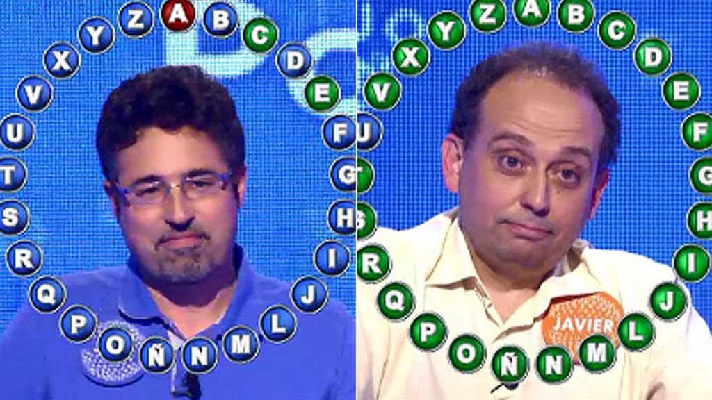 Javier se queda a una sola palabra