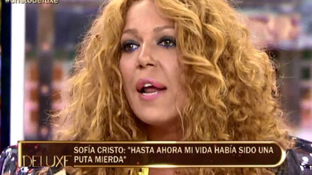 Sofía Cristo: "Vengo a la tele a mandar un mensaje contra la droga"