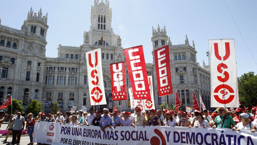 30 ciudades españolas salen a la calle contra la política económica de la UE