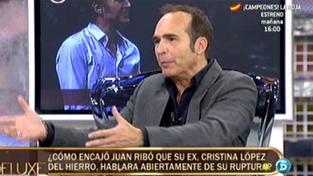 Juan Ribó habla de su separación de Cristina López del Hierro