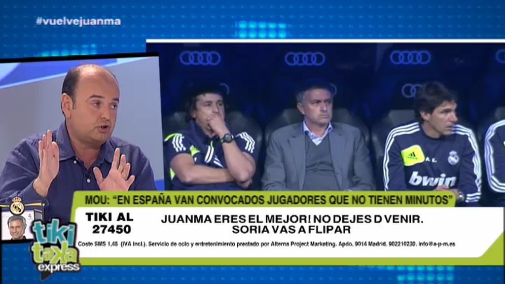 Vuelve Mourinho y vuelve Juanma Rodríguez