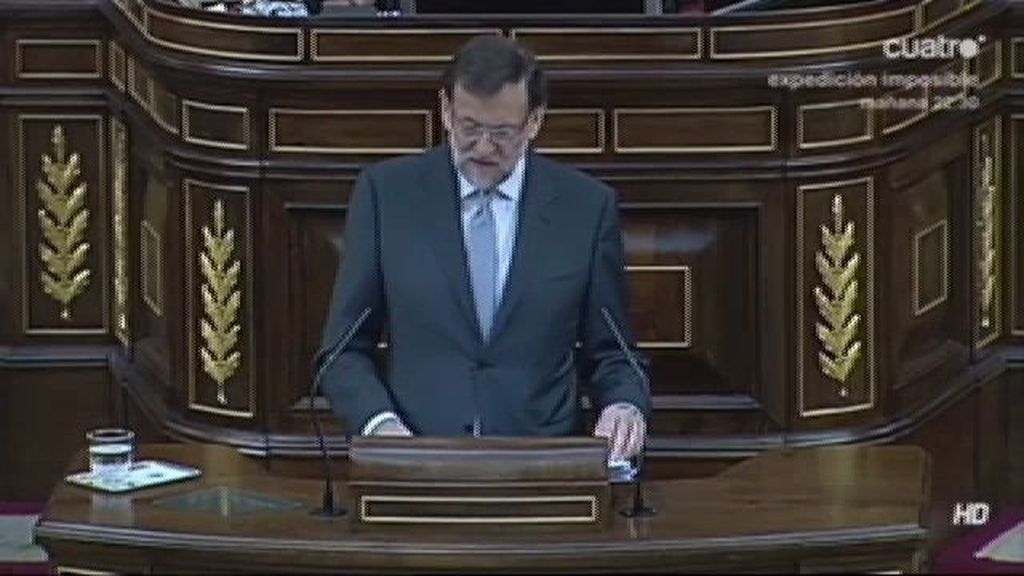 Rajoy, en el Congreso: "La corrupción me repugna, pero me enorgullece que las intituciones funcionen en su persecución"