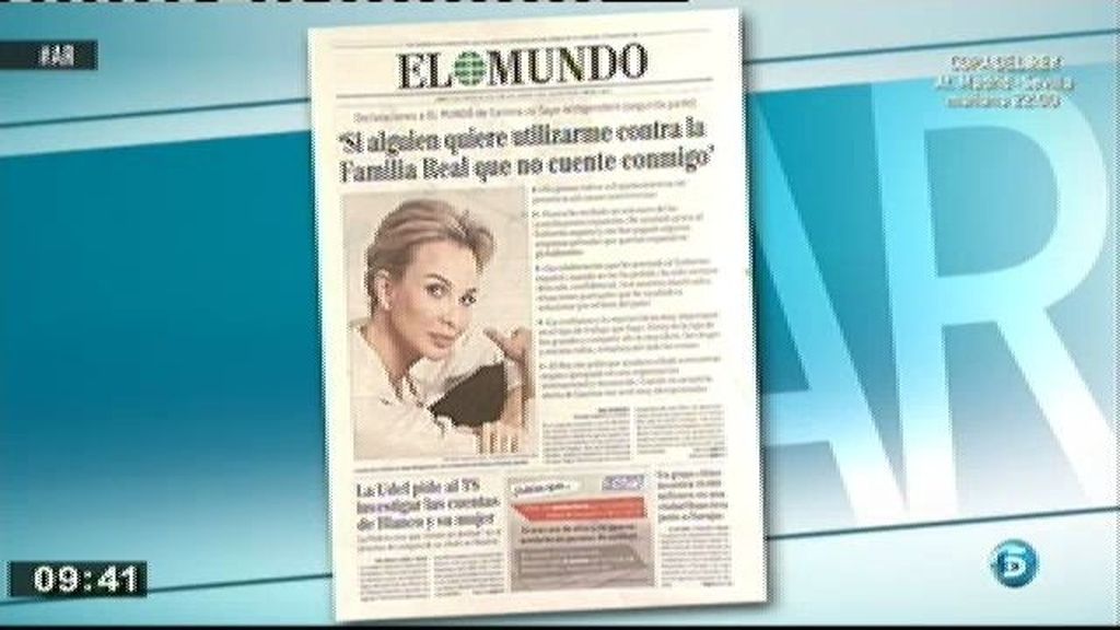 La Casa Real sigue con mucho interés la entrevista a la princesa Corinna