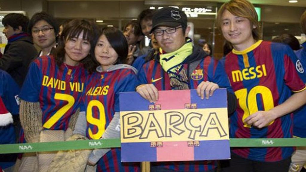 Pasión por el Barcelona en Japón