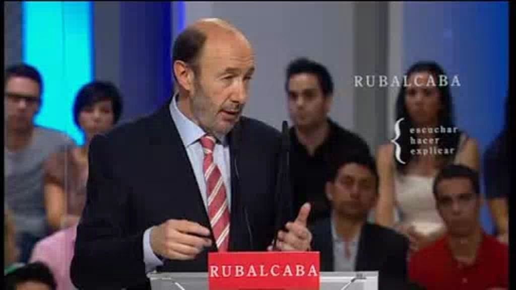 Primer discurso de Rubalcaba