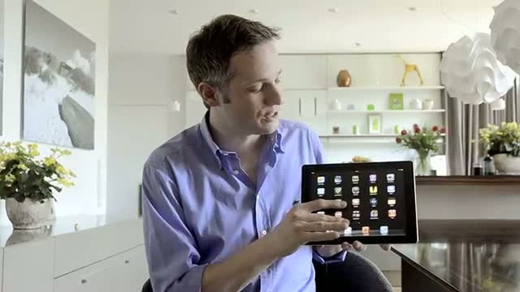 Un mago alemán,sus trucos al iPad