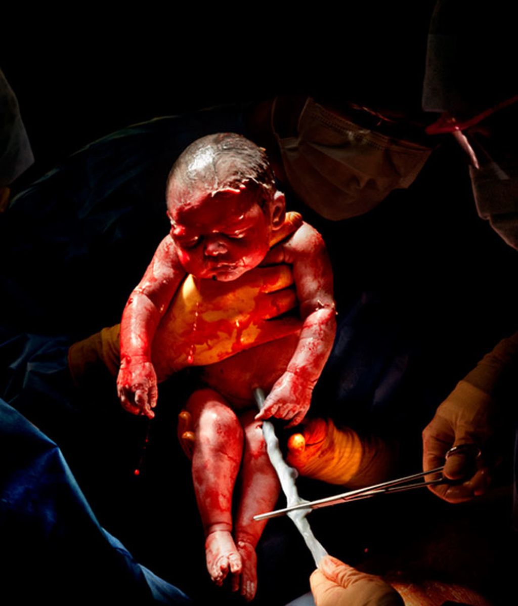 Christian Berthelot presenta "César", bebés fotografiados segundos después de nacer