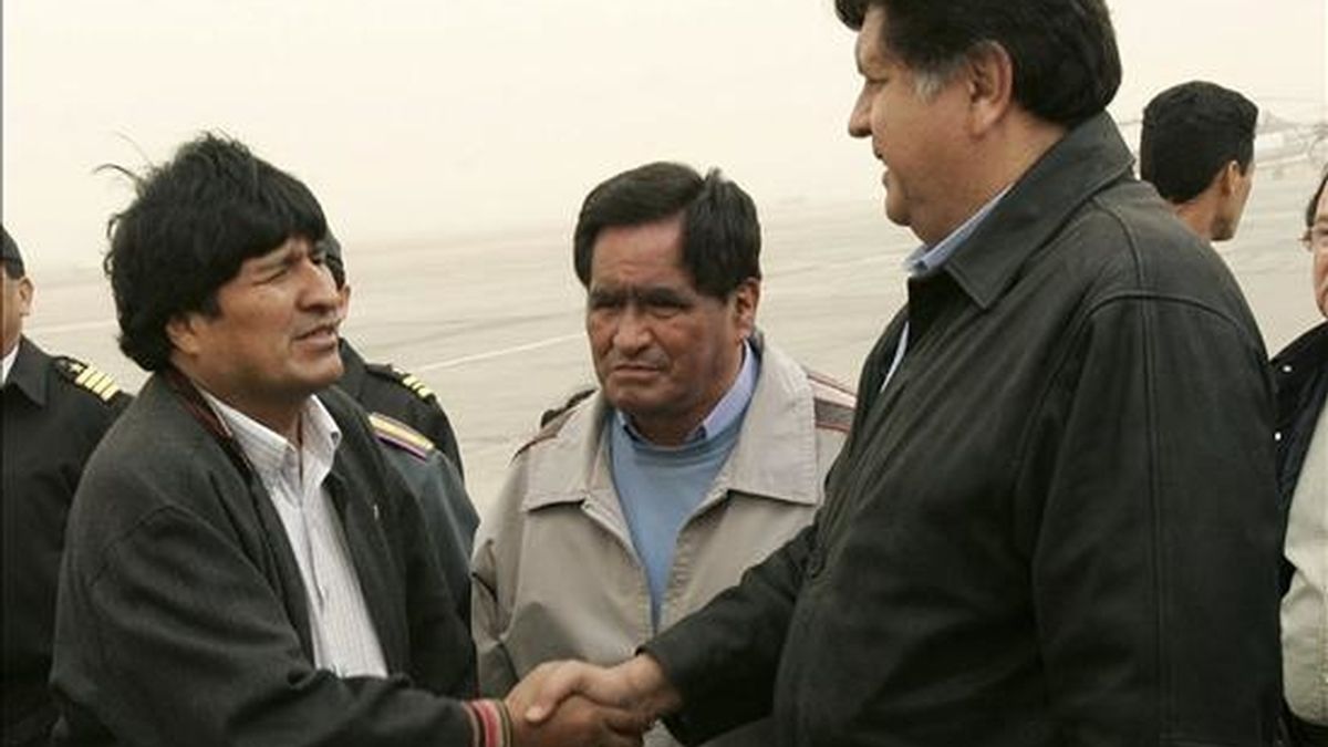 Evo Morales acusó a Perú de haber presentado una demanda ante la Corte Internacional de Justicia para fijar los límites marítimos con Chile con el fin de perjudicar las aspiraciones de su país de obtener una salida al mar. EFE/Archivo