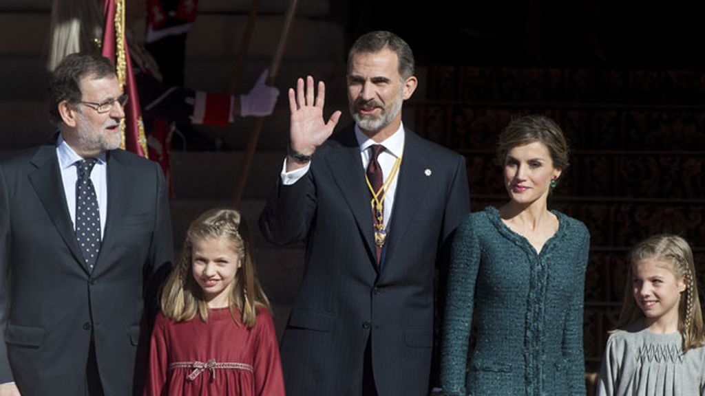 Han acudido a la sesión solemne de apertura en las Cortes (Madrid)