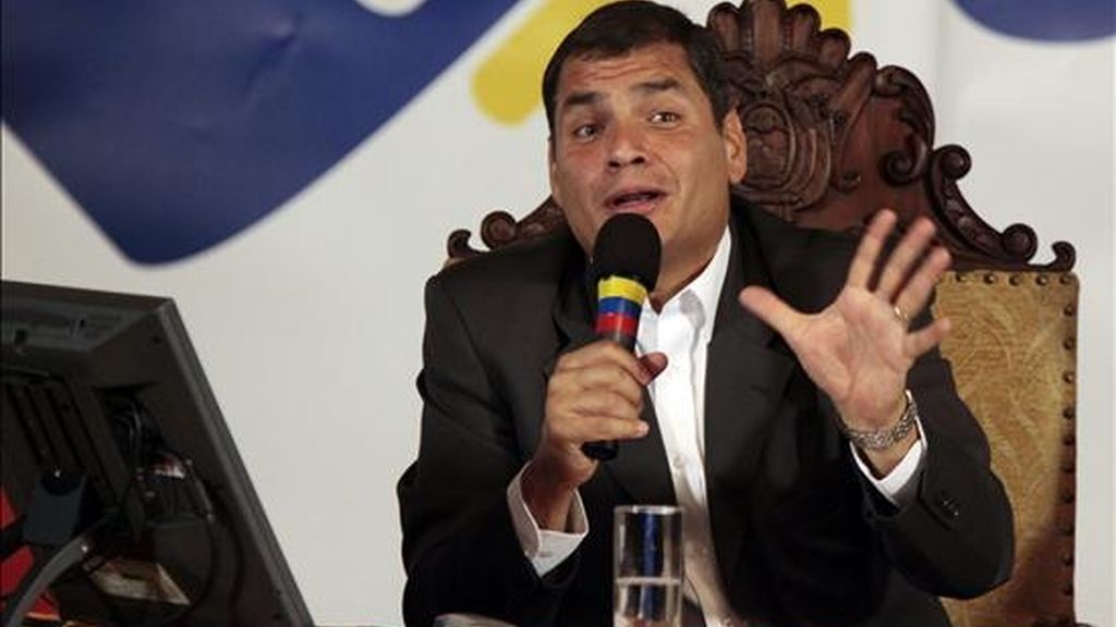 "Maten rápido a ese hijo de puta de Correa", "que maten a Correa para que se acabe esto, maten a Correa y se acaba la protesta", son frases que se escuchan durante los seis minutos de grabación. EFE/Archivo "Maten rápido a ese hijo de puta de Correa", "que maten a Correa para que se acabe esto, maten a Correa y se acaba la protesta", son frases que se escuchan durante los seis minutos de grabación. EFE/Archivo