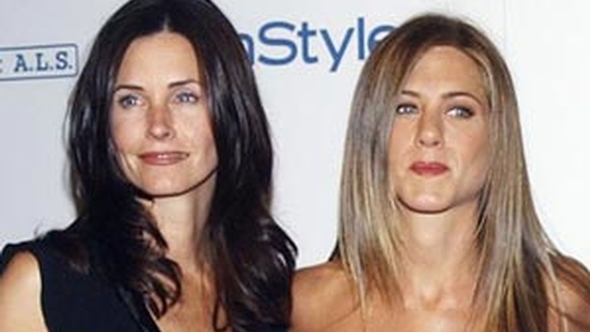 Courteney Cox y Jennifer Aniston, amigas desde que trabajaron juntas en la serie Friends