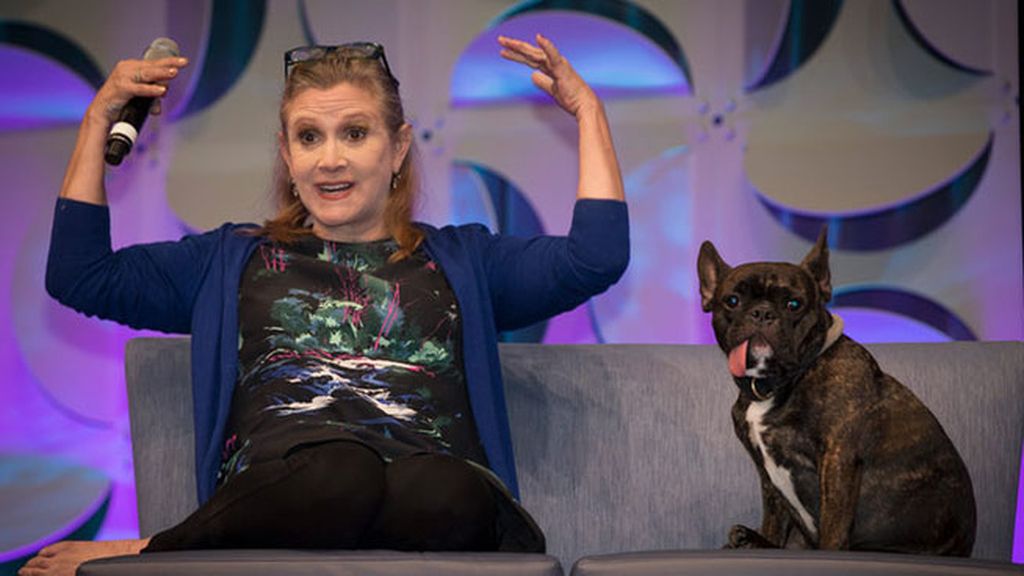Todos echaremos de menos a Carrie Fisher, pero su perro Gary más: así era su relación