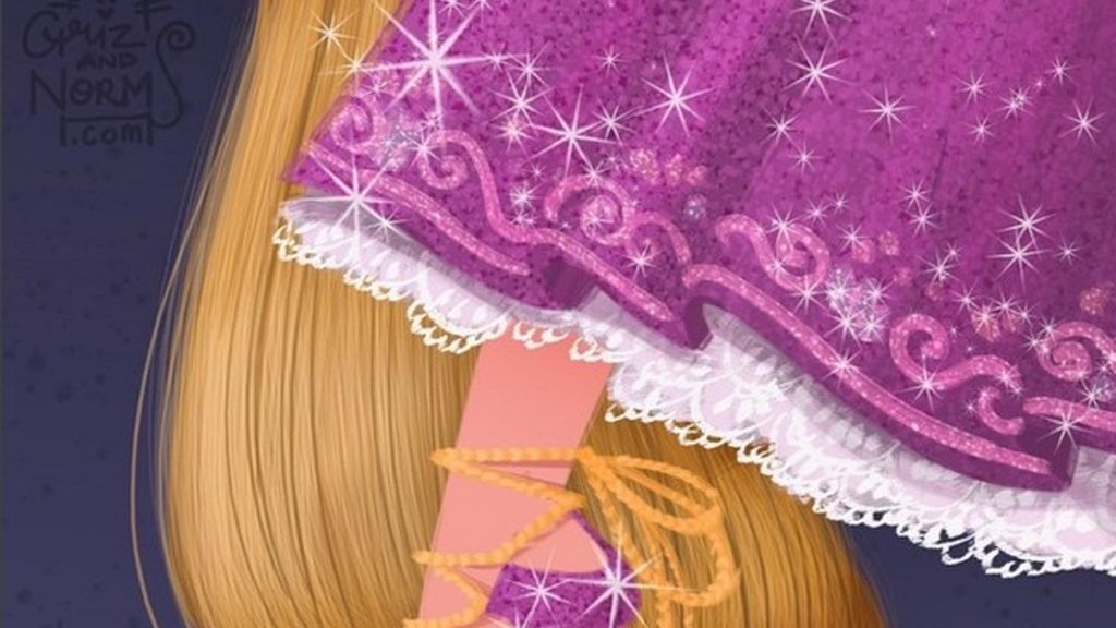 Rapunzel inspirada en los 'mil looks' de Jimmy Choo