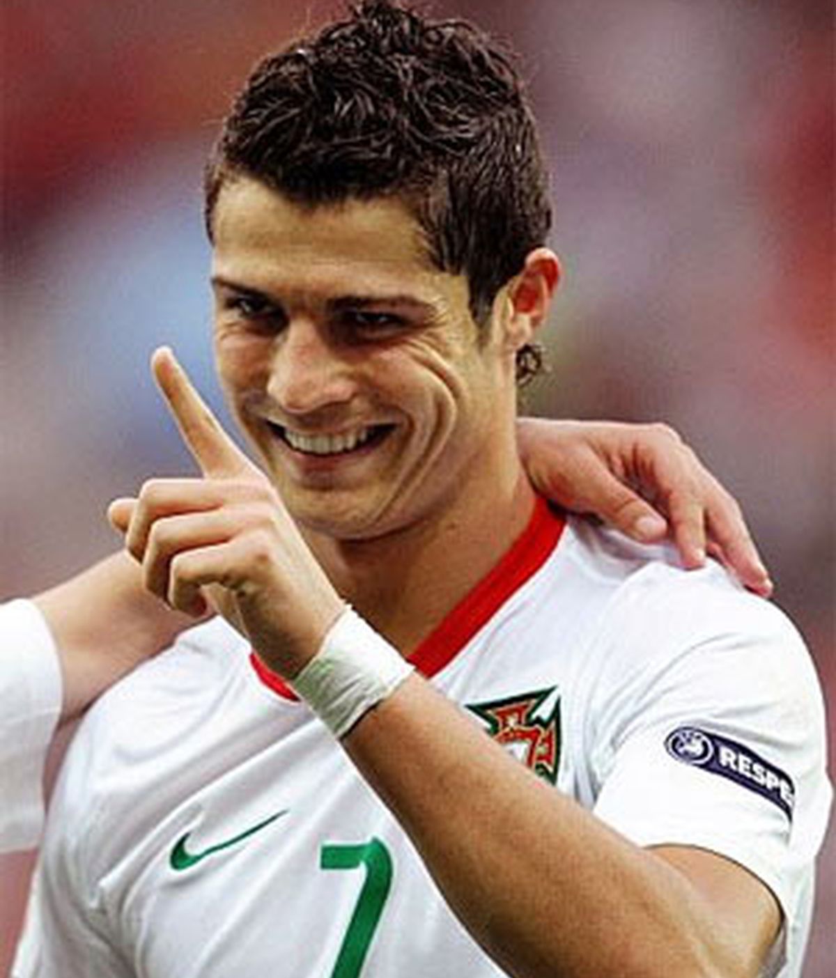 Cristiano Ronaldo celebra su gol. Foto: EFE