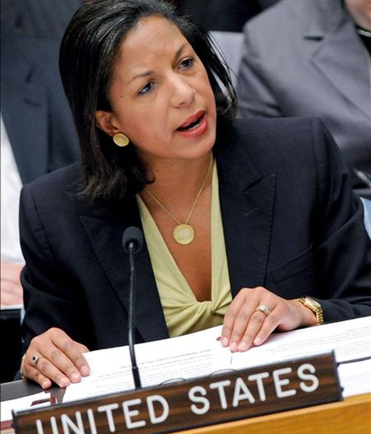 La embajadora estadounidense ante la ONU, Susan Rice, atribuyó el retraso a la "complejidad" técnica de las sanciones que se desean imponer al aparato militar y nuclear del régimen norcoreano. EFE/Archivo