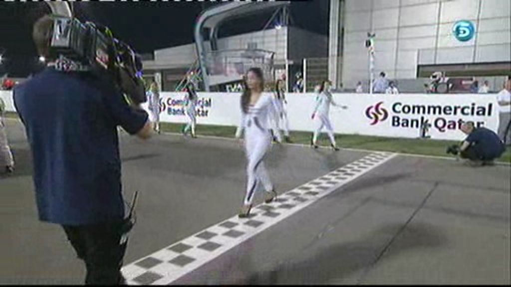 Bellezones en el paddock de Qatar