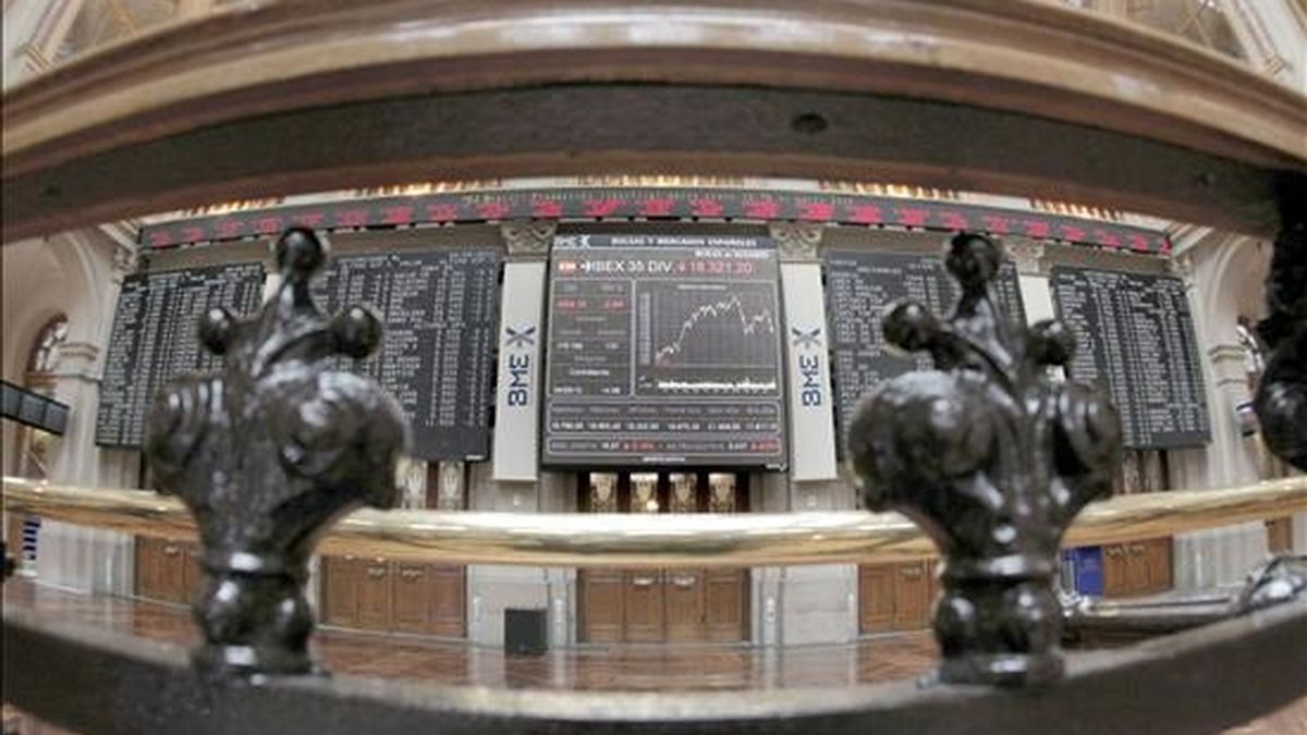 Interior de la Bolsa de Madrid. EFE/Archivo