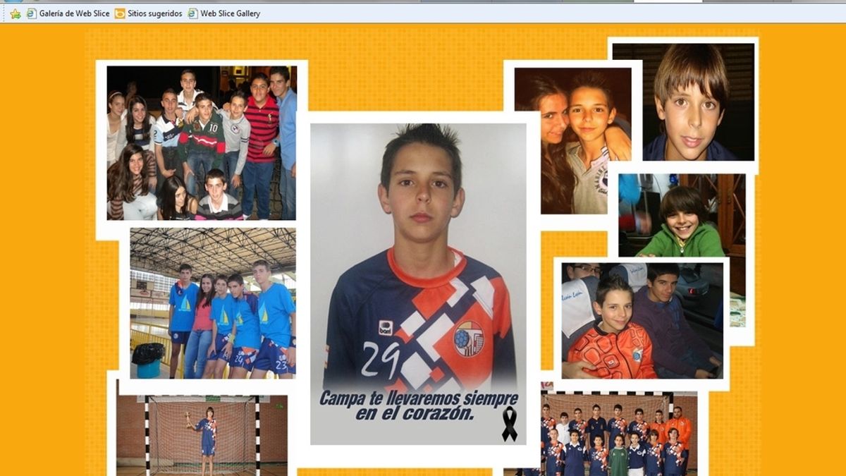 Fallece un jugador de balonmano de 14 años. Foto: http://www.balonmanoutrera.es/