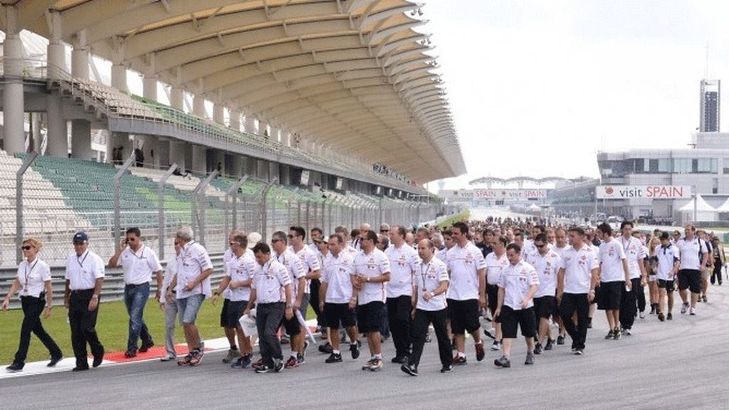 Tributo a Marco Simoncelli en Malasia