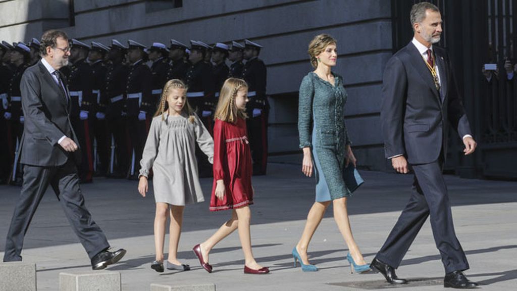 Felipe, Letizia y las infantas: la ceremonia de apertura de la Legislatura, en fotos