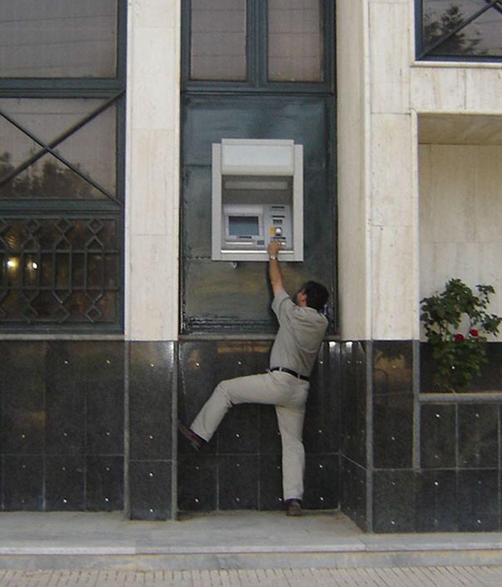 Un cajero solo para gigantes