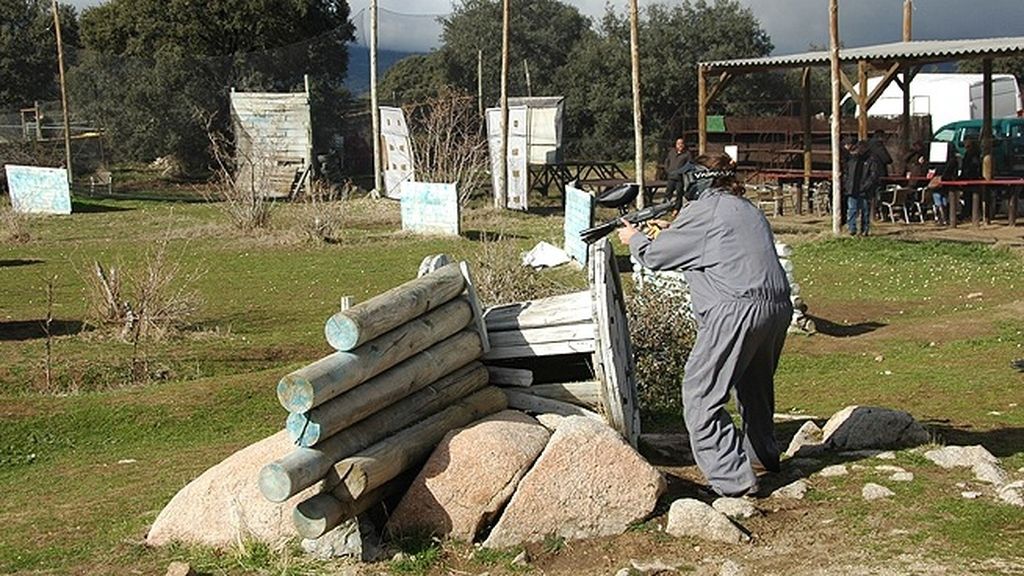 Los cinco ganadores han disfrutado de diferentes pruebas en un campo de paintball
