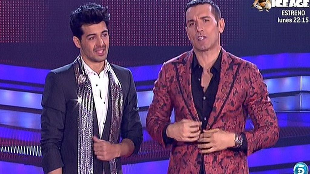El artista cantó 'Hoy tengo ganas de ti'