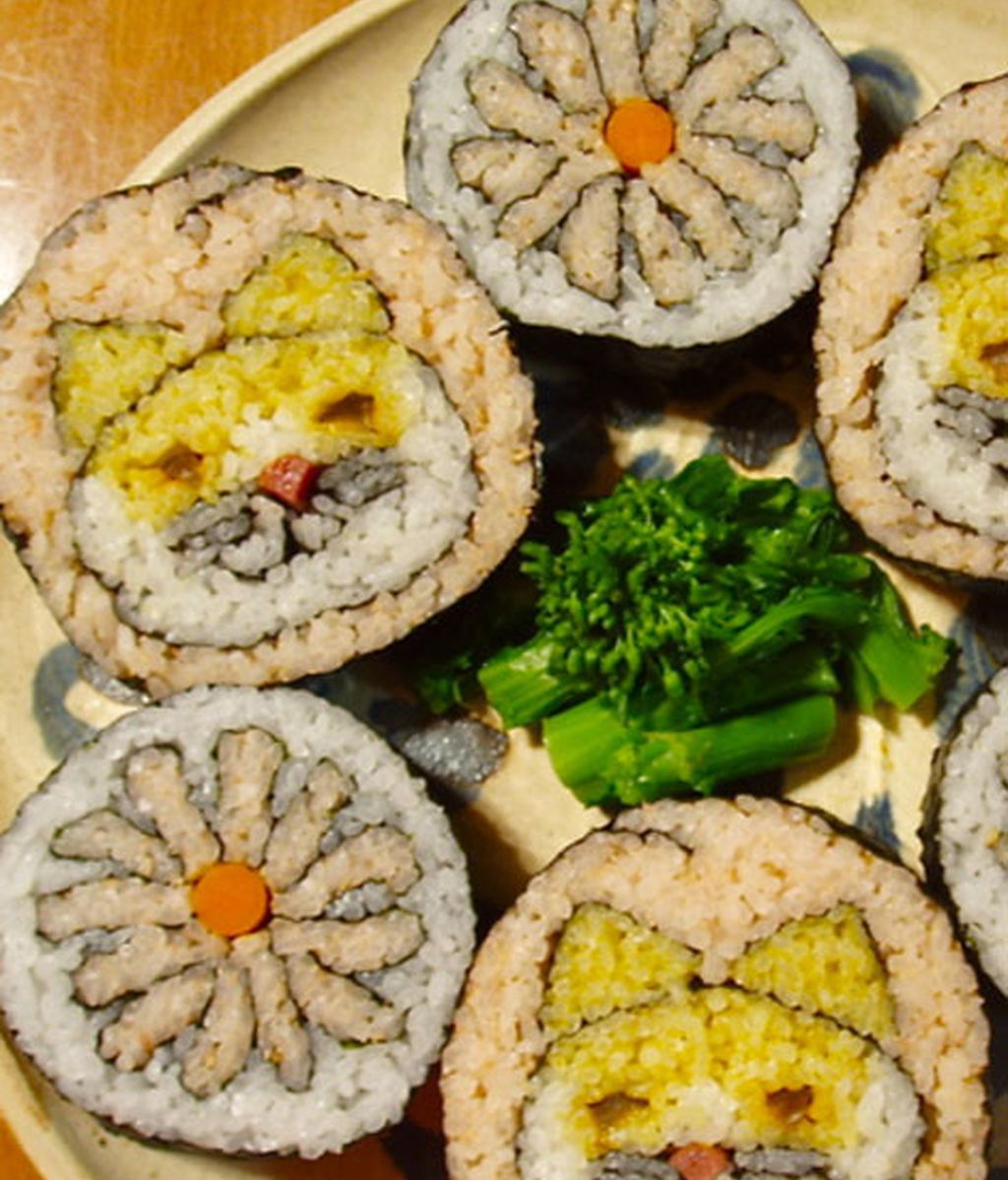 Obras de arte hechas con sushi