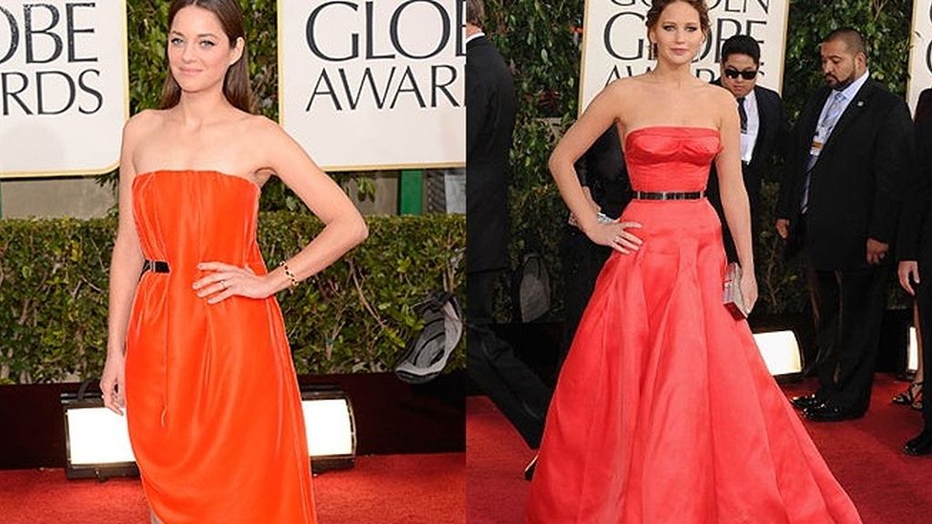 Jennifer Lawrence y Marion Cotillard, de Dior