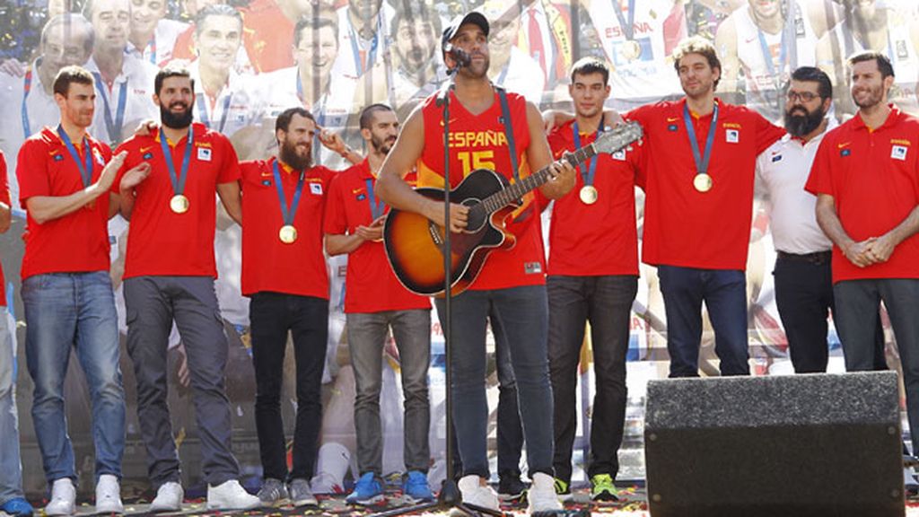 España celebra su  Eurobasket