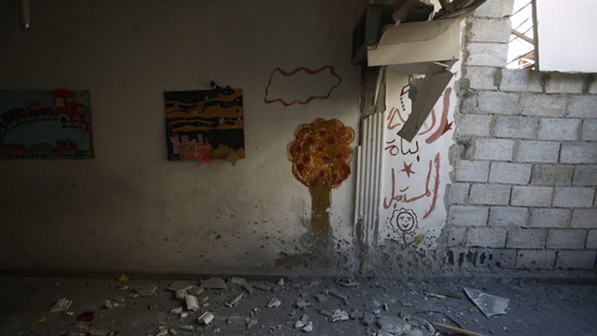 Seis niños muertos y otros muchos heridos al bombardear una escuela en Damasco