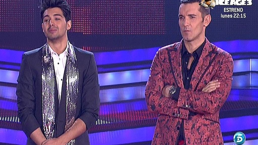 El artista cantó 'Hoy tengo ganas de ti'