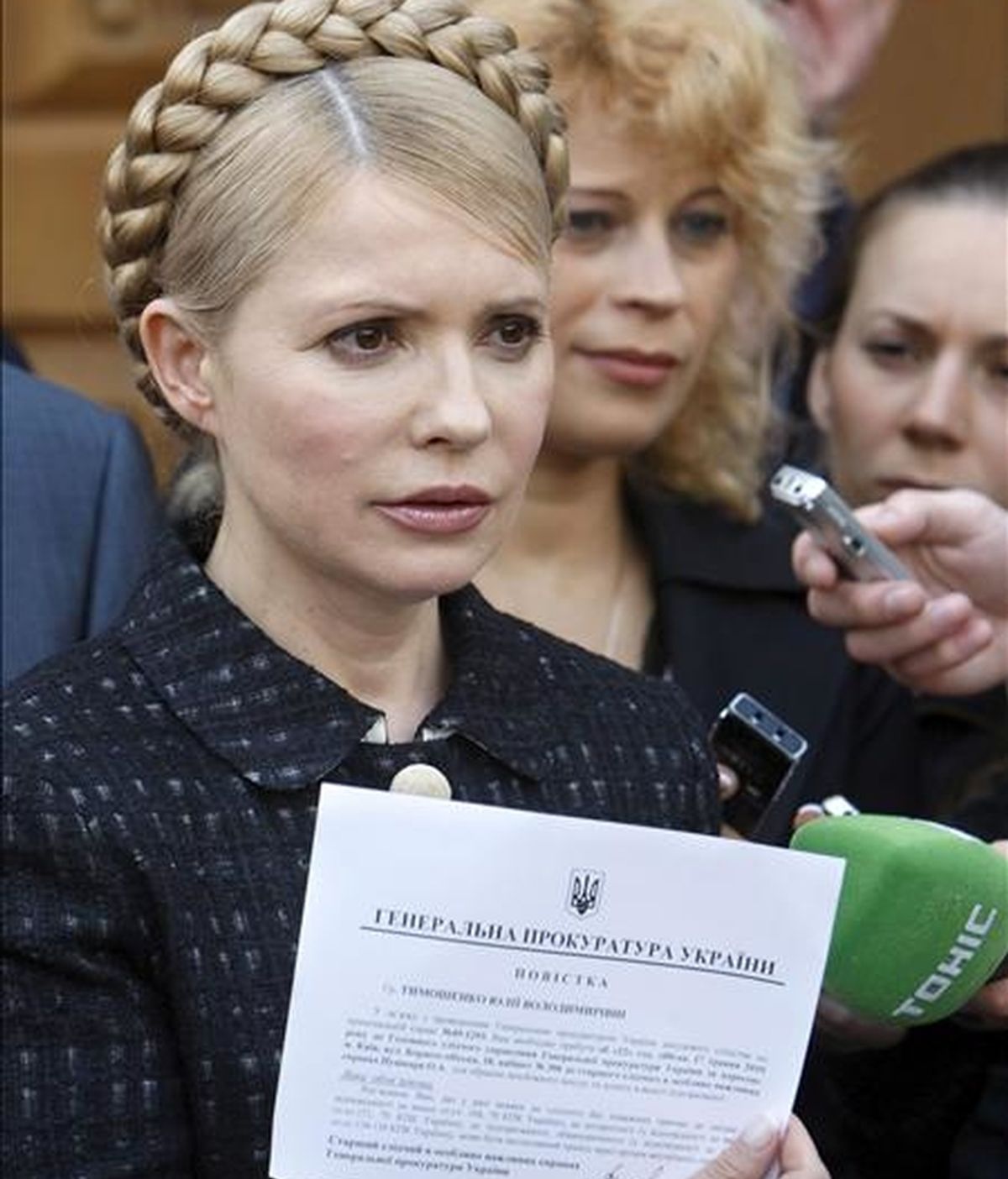 La ex primera ministra Yulia Timoshenko. EFE/Archivo