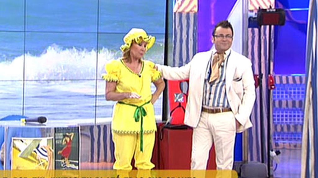 'Sálvame' se viste de playeros vintage