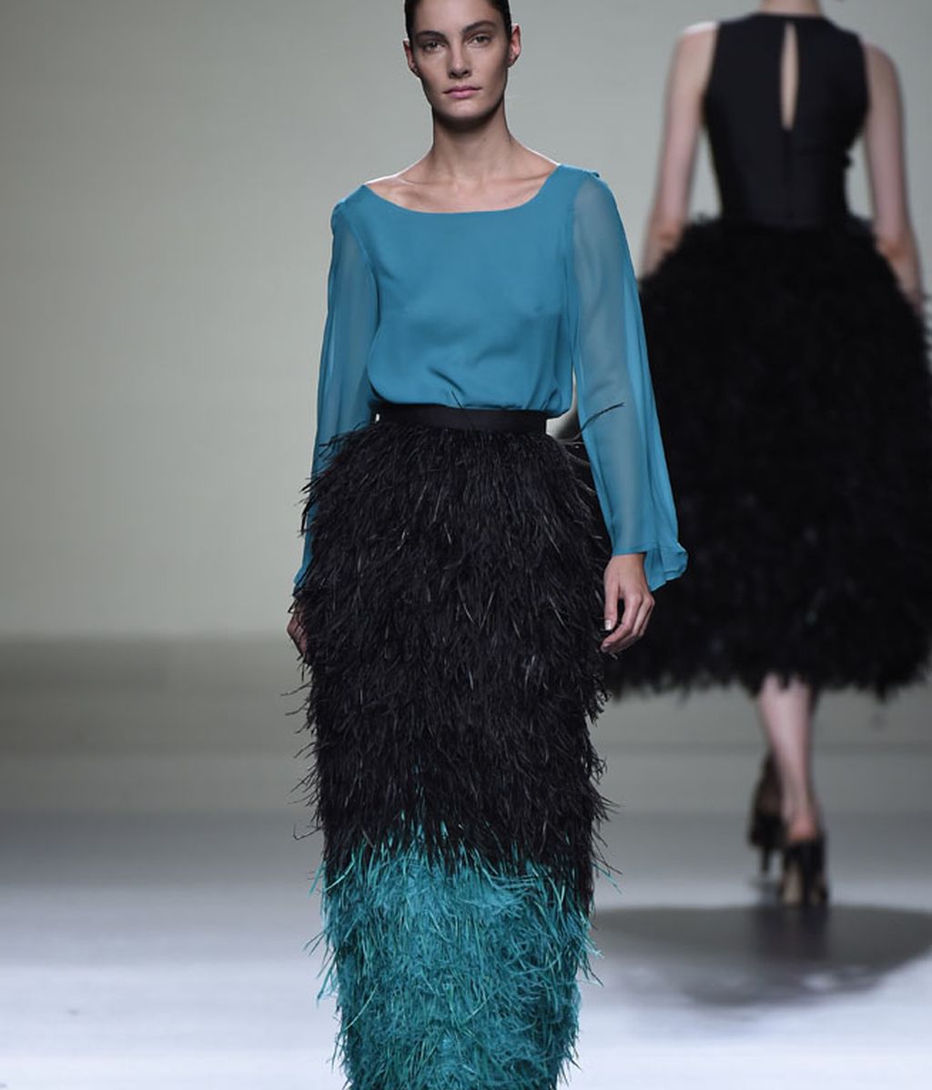 Experimentando con los patrones y tejidos