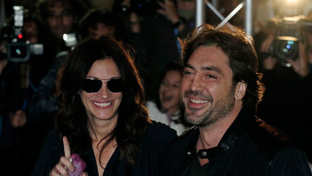 Con Javier Bardem
