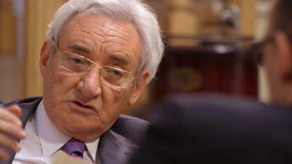 Luis del Olmo, gesto a gesto con Risto Mejide