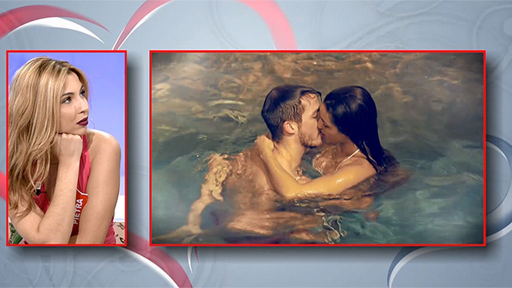 Xavi y Marina, en la piscina del amor