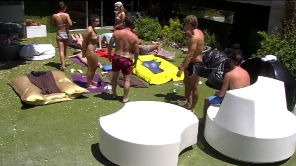 Disfrutan de los rayos de sol en Guadalix