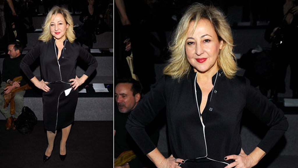 Carmen Machi en el desfile de Amaya Arzuaga