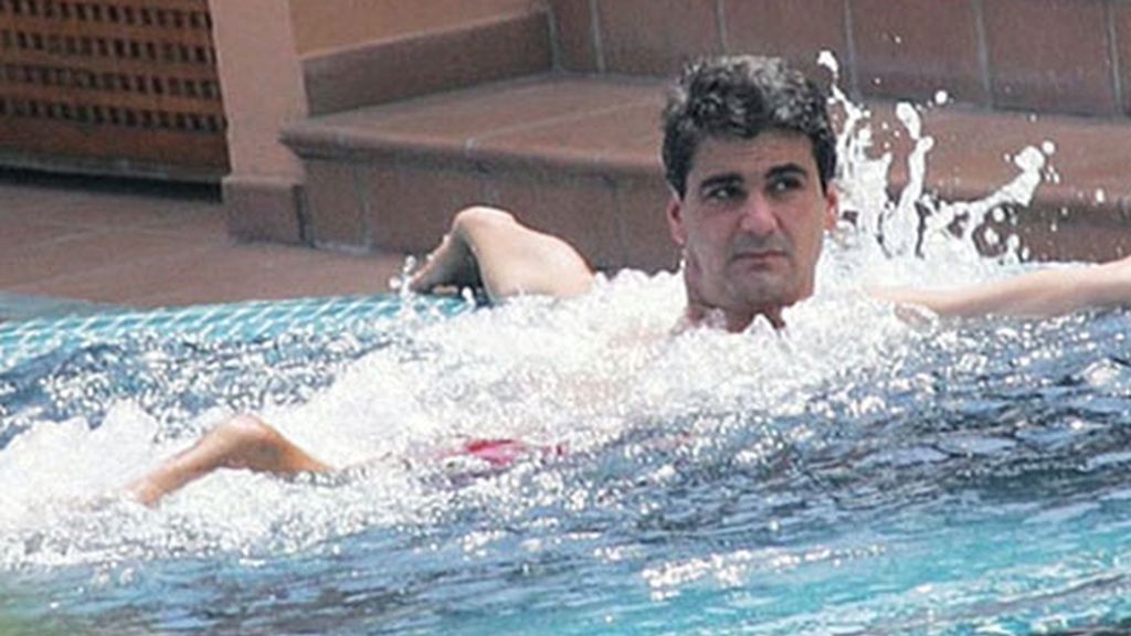 Jesulín de Ubrique, en el jacuzzi