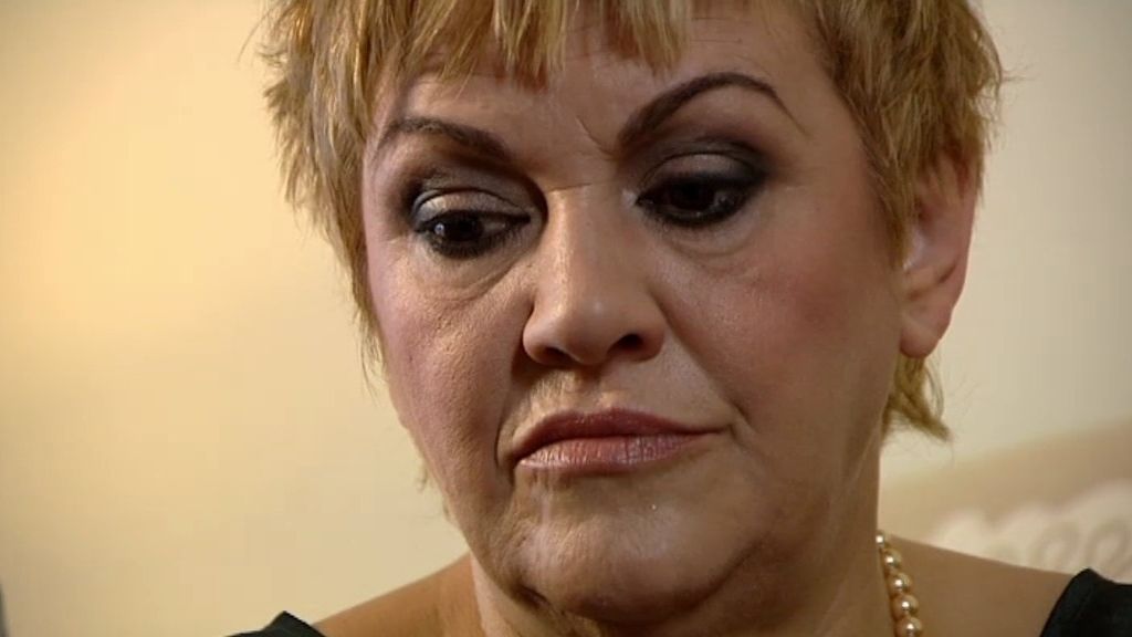 Las caras de sorpresa de Luis Ángel y su madre